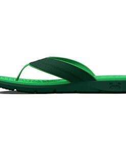 Under Armour Women’s Ignite Pro Marbella Flip Flop, (301) Greenwood/Green Screen/Green Screen, 9, US