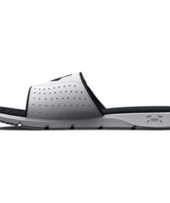 Under Armour Men’s Ignite Pro Slide, (100) White/White/Black, 13, US