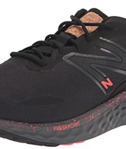 New Balance Men’s Fresh Foam Arishi V4 Running Shoe, Black/Magnet/Electric Red, 15 Wide