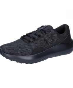 Under Armour Men’s Charged Surge 4, (002) Black/Black/Black, 9, US