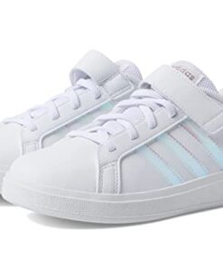 adidas Kids Grand Court 2.0 Tennis Shoe – Unisex-Child Sneakers, 1 little kid US