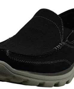 Skechers Men’s Superior Milford Loafer, Black, 11 D US