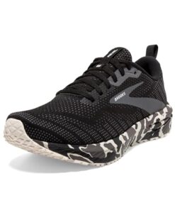 Brooks Men’s Revel 6 Neutral Running Shoe – Black/Luna Rock – 10 Medium