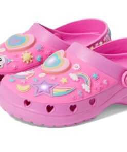 Skechers Girls Heart Charmer-Girly Land Clog, Hot Pink/Multi, 1 little kid