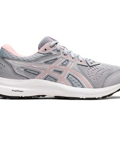 ASICS Women’s Gel-Contend 8 Running Shoes, 11, Piedmont Grey/Frosted Rose