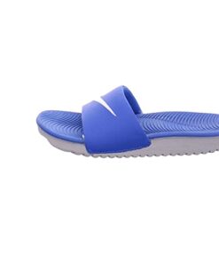 Nike Unisex-Child Kawa Slide (GS/PS) Sandal, Hyper Cobalt/White, 5Y Regular US Little Kid