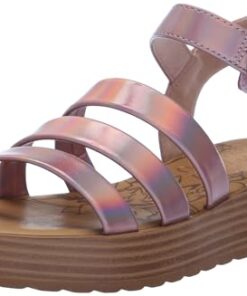 Blowfish Malibu Girls Jaylen-K (Little Big Kid) Sandal, Ether Pink, 5