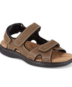 Dockers Men’s Newpage Sandal, Dark Tan, 11 EE US