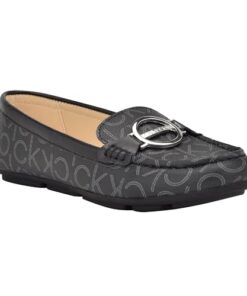 Calvin Klein Women’s Layne Loafer, Black 002, 7