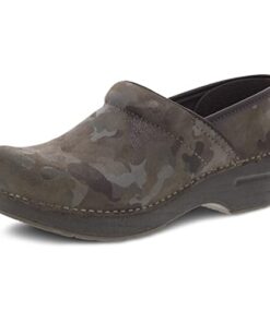 Dansko Women’s Professional Camo Suede Clog 9.5-10 M US