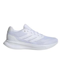 adidas Women’s Run Falcon 5 Sneaker, White/White/White, 9