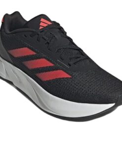 adidas Men’s Duramo SL Running Sneaker, Black/Solar Red/Grey, 9