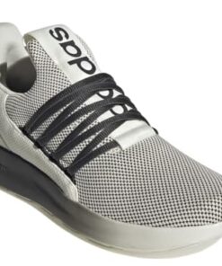 adidas Men’s Lite Racer Adapt 7.0 Sneaker, Off White/Carbon/Grey, 9