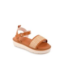 OshKosh B’Gosh Unisex Child Leo Sandal, Brown, 7 Toddler US