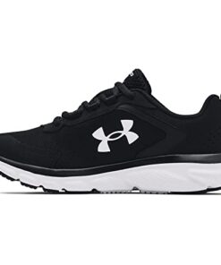 Under Armour Women’s Charged Assert 9, Black (001)/White, 8 Wide US