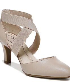 LifeStride Womens Gallery Pump Tender Taupe 10 W