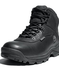 Timberland Men’s White Ledge Mid Waterproof Hiking Boot, Black, 13