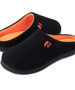 RockDove Men’s Original Two-Tone Memory Foam Slipper, Size 11-12 US Men, Oriole