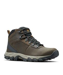 Columbia mens Newton Ridge Plus Ii Waterproof Hiking Boot, Cordovan/Squash, 11.5 US