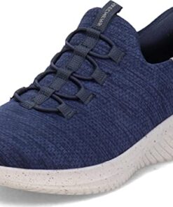 Skechers Men’s Ultra Flex 3.0 Right Away Hands Free Slip-in Sneaker Loafer, Navy, 11.5