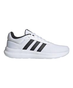 adidas Men’s Lite Racer 4.0 Sneaker, White/Black/Black, 11