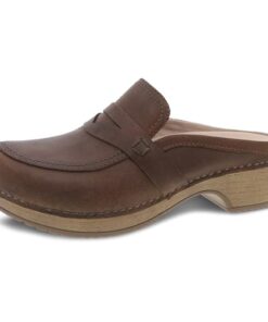 Dansko Women’s Bel Brown Oiled Mule 9.5-10 M US – Comfort Loafer