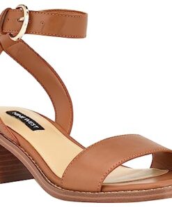 Nine West Women’s TORA Heeled Sandal, New Luggage 120, 10