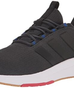 adidas Men’s Racer TR23 Sneaker, Carbon/Black/Team Royal Blue, 11