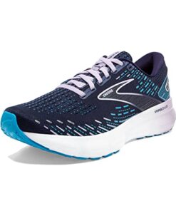 Brooks Women’s Glycerin 20 Neutral Running Shoe – Peacoat/Ocean/Pastel Lilac – 7.5 Medium