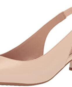 Cole Haan Women’s The GO-to Slingback Pump 45MM, Bleached TAN Leather, 9