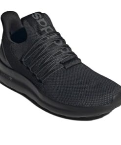 adidas Men’s Lite Racer Adapt 7.0 Sneaker, Black/Grey/Black, 10