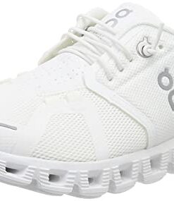 On Women’s Cloud 5 Sneakers, All White, 7 Medium US