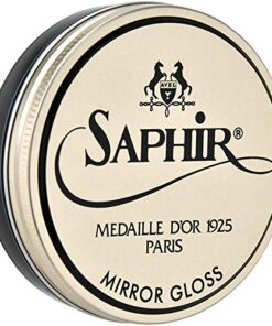 SAPHIR Medaille d’Or Mirror Gloss – Natural Wax Polish for Leather Shoes & Boots – Black