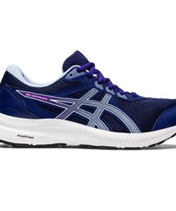 ASICS Women’s Gel-Contend 8 Running Shoes, 8.5, Dive Blue/Soft Sky