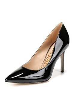 Sam Edelman Women’s Hazel Dress Pump, Black Patent, 8 M US