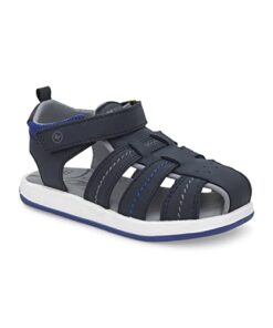 Stride Rite 360 Boys Paddy Sandal, Navy,7 Toddler