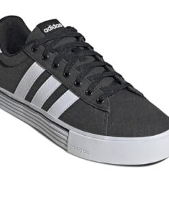 adidas Men’s Daily 4.0 Sneaker, Black/White/Black, 8.5