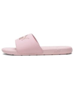 PUMA Cool Cat Sandal Slides Sandal Slides, Bridal Rose-Rose Gold, 4 US Unisex Big Kid