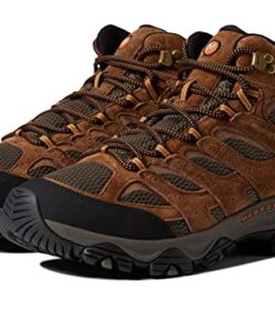 Merrell Men’s Moab 3 Mid Waterproof Hiking Boot, Earth, 11