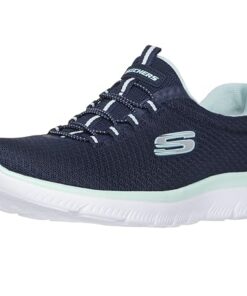 Skechers Sport Women’s Summits Sneaker,navy aqua,8 M US