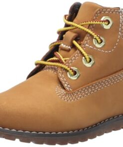 Timberland Boy’s Pokey Pine Mid Side Zip Boot Closure, Wheat-New 2024, 8 Toddler