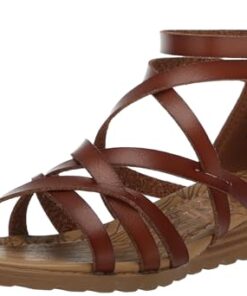 Blowfish Malibu Girls Ayline-K (Little Big Kid) Wedge Sandal, Scotch, 2