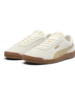 PUMA Women’s Club 5v5 Sneaker, Frosted Ivory-Toasted Almond Gold, 8