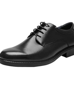 Bruno Marc Men’s Downing-02 Black Leather Lined Dress Oxford Shoes Classic Lace Up Formal Size 10.5 M US