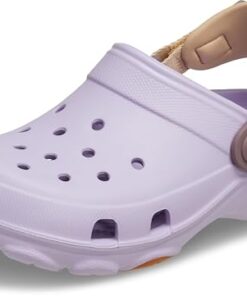 Crocs All Terrain Clogs, Lavender, 3 US Unisex Big Kid