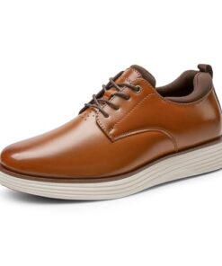 Bruno Marc Men’s MaxFlex Dress Sneakers Casual Oxfords Shoes,Size 12,Brown,SBOX2412M