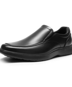 Bruno Marc Men’s Comfortable Dress Loafers Slip On Formal Business Work Shoes,Size 9,Black,SBLS2403M