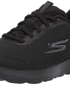 Skechers Women’s Go Walk Joy-Ecstatic Sneaker, Black, 9.5 Wide