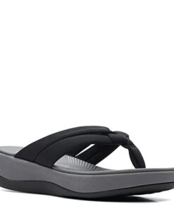 Clarks Women’s Arla Kaylie Flip-Flop, Black, 8