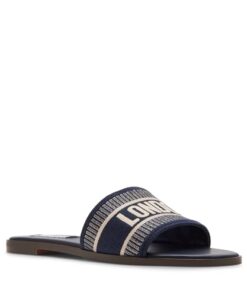 Steve Madden Women’s Knox Sandal, Navy, 8